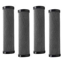 4Pcs Carbon Water Filter 10-Inch Standard Whole House Wrap Sediment and Taste & Odor Replacement