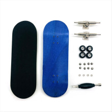 Fingerbrettbrett Bredde 32 mm Profesjonell Lønn Fingertupp Dobbel Rocker Mini Blå