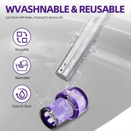 Φίλτρο Hepa για Dyson V12 Detect Slim, Ανταλλακτικά Ασύρματης Σκούπας V12 2