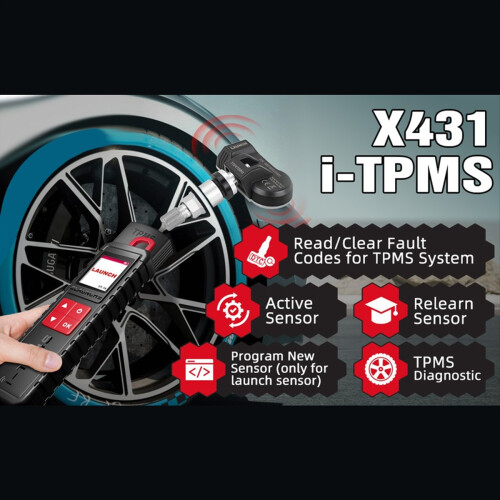 LAUNCH X431 I-TPMS Däcktrycksdiagnostikverktyg Aktiveringsenhet TPMS-programmering 2