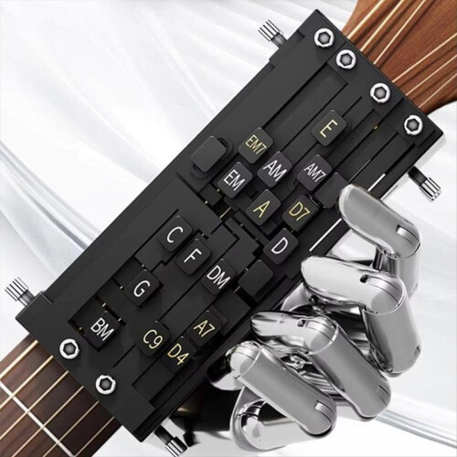 Guitar Chord Trainer for Beginners - Portable Practice Tool with Learning System Chords and Scales 2