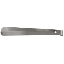 Schoenlepel met extra lange steel van roestvrij staal, duurzaam gereedschap, zilver, 30 cm/11,8 inch