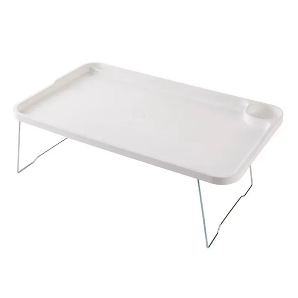 Laptop Bed Table Portable Folding with Cup Holder for Student Dormitory Stable Tray Desk Sofa-image-OPC-PMT7R59-NEW