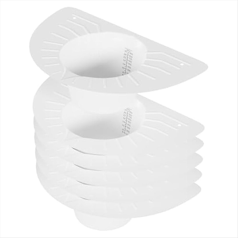 Urine Hats For Toilets,Universal Toilet To Catch Urine, 6 Pack 30Oz/900Cc Pee Urinal Sample Cup Containers 4851800069751