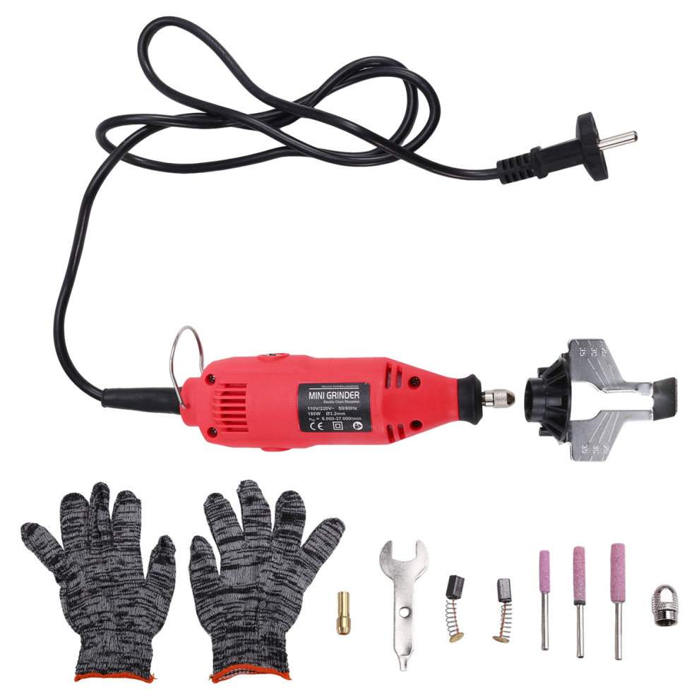 180W 5 Gears Electric Power Grinder Machine Saw Grind Chainsaw Sharpening Eu Plug 4851800076308