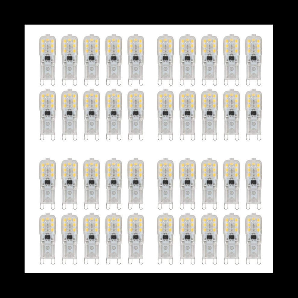 40 X G9 5W Led Dimmable Capsule Bulb Replace Lamps Ac220-240V, Warm Light/White