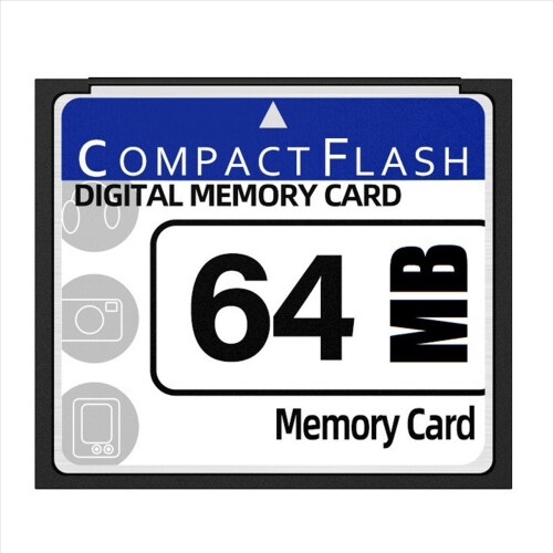 5x 64MB Compact Flash-hukommelseskort til kamera, reklamemaskine, industriel computer 1