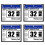 4x 32MB Compact Flash-hukommelseskort til kamera, reklamemaskine, industriel computer 1