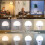 LED Rechargeable Light Bulbs with Remote E26 Battery Operated Bulb Smart RGB Changing Hook 6
