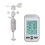 RF 433Mhz Wireless Weather Station Clock with Wind Speed Tester and Direction Sensor Temperature Forecast 1