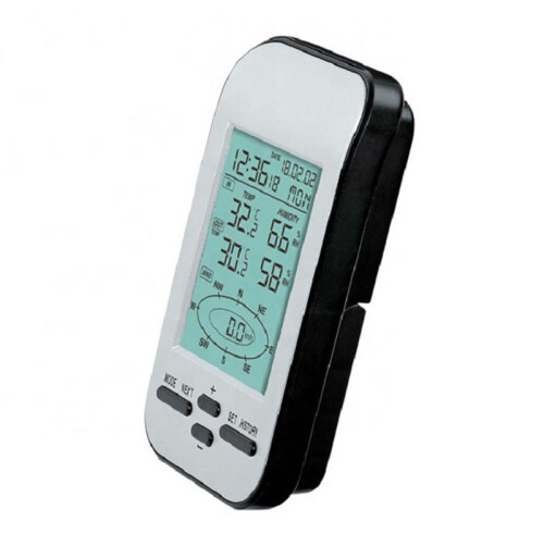 RF 433Mhz Wireless Weather Station Clock with Wind Speed Tester and Direction Sensor Temperature Forecast 2