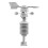 RF 433Mhz Wireless Weather Station Clock with Wind Speed Tester and Direction Sensor Temperature Forecast 4