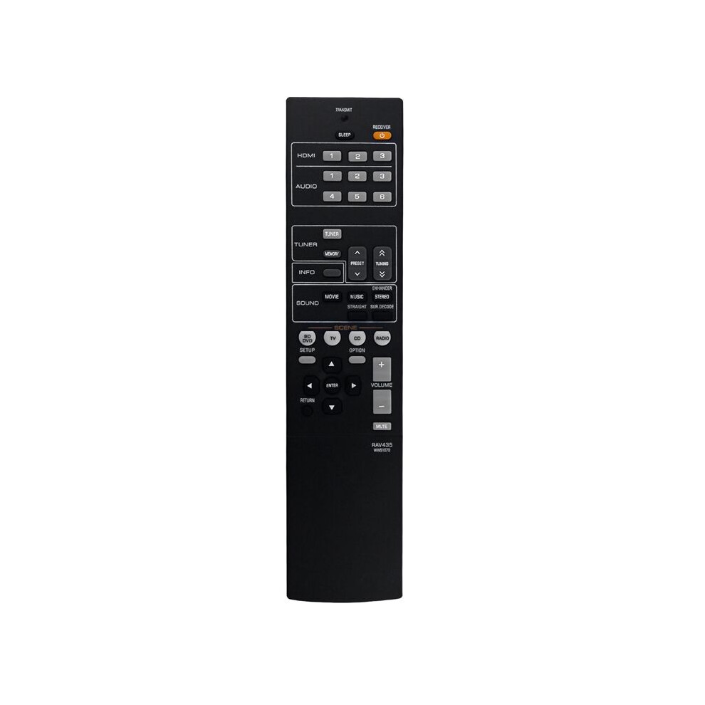 RAV435 WW51070 Replace Remote for Yamaha Home Theater Audio/Video Receiver HTR-2064 YHT-196 HTR2064SZ NS-B20 NS-C20