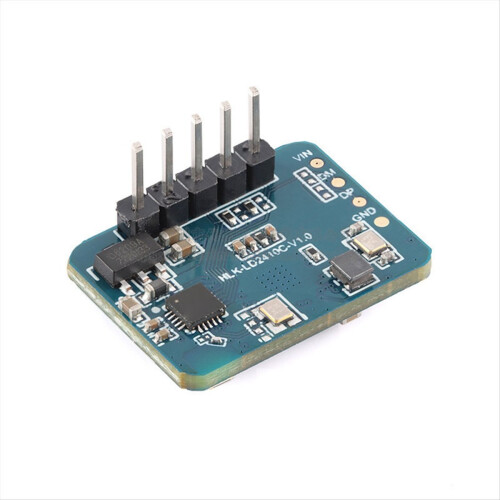 LD2410C 5V Mini 24G Smart Närvarosensor Millimetervågsradaravkänningsmodul