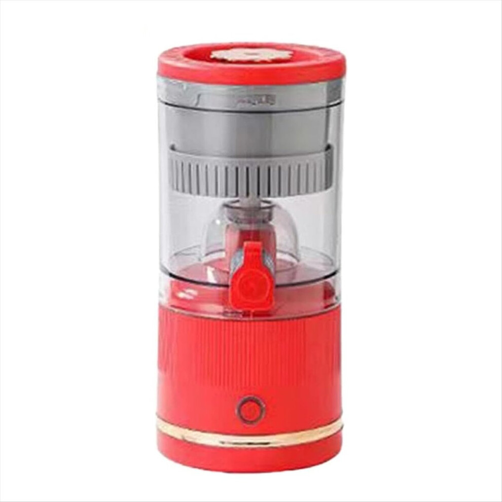 Automatic Separation Juicer Portable Juice Machine Electric Rechargeable Fruit Blender 7.4V Red