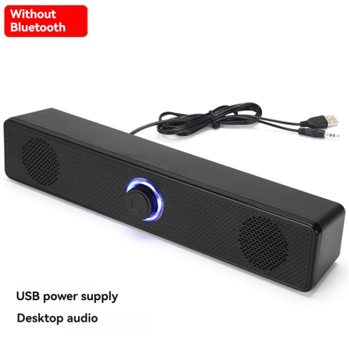 PC Soundbar Wired Speaker USB Powered for TV Pc Laptop Gaming Home Theater Audio System