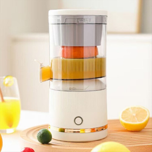 Automatic Separation Juicer Portable Juice Machine Electric Rechargeable Fruit Blender 7.4V Red 2