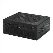 Carcasă computer A09 HTPC Mini ITX pentru jocuri, șasiu pentru PC desktop, USB2.0, negru