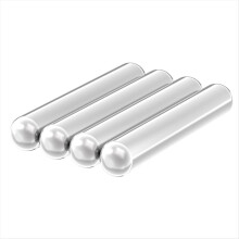 AlNiCo5-magneter, komagnet 1/2 x 3 tum - 4-pack, silverfärgad kraftig cylindermagnet, komagnetisk metallplockare