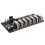 USB2.0 HUB Splitter USB2.0 HUB En-til-Syv HUB Modul Sort 3