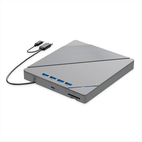 7-i-1 eksternt Blu-ray CD/DVD-drev til bærbar computer, USB 3.0-stik 2