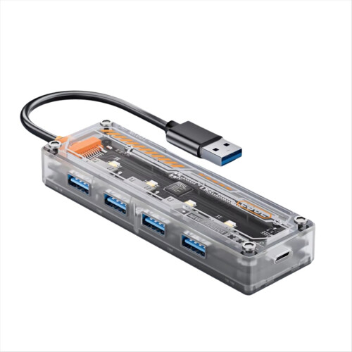 4 i 1 USB C Hub Dockingstation 5 Gbps Højhastighedssplitteradapter