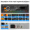 Stereo auto single DIN, Bluetooth, FM, USB, AUX, SD, MP3 5
