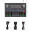F999 Ultralydkort Bluetooth Touchskærm Mixer Lydkort Sort 1