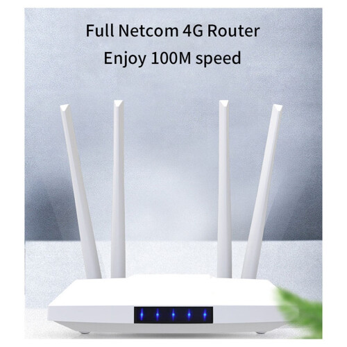 Ασύρματος δρομολογητής 4G WAN LAN Plus 150Mbps 4 κεραίες κάρτας SIM βύσμα EU 2
