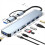 8-i-2 USB + Type C HUB Dockingstation med 3,5 mm lydstikadapter 2