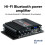 Amplificateur audio stéréo HiFi 4 canaux 12 V Bluetooth 5.0 USB 4