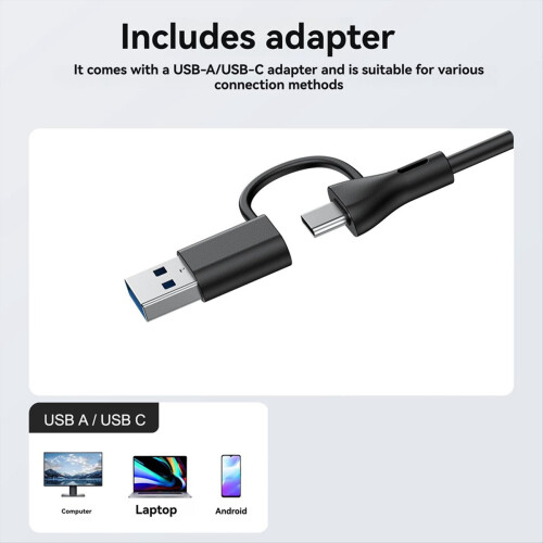 Difuzor USB pentru computer desktop, laptop, bară de difuzoare 2
