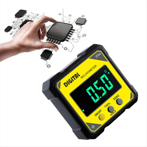 Medidor de ângulo digital com base magnética IP54 1