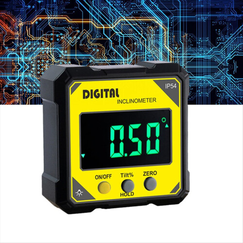 Medidor de ângulo digital com base magnética IP54 2