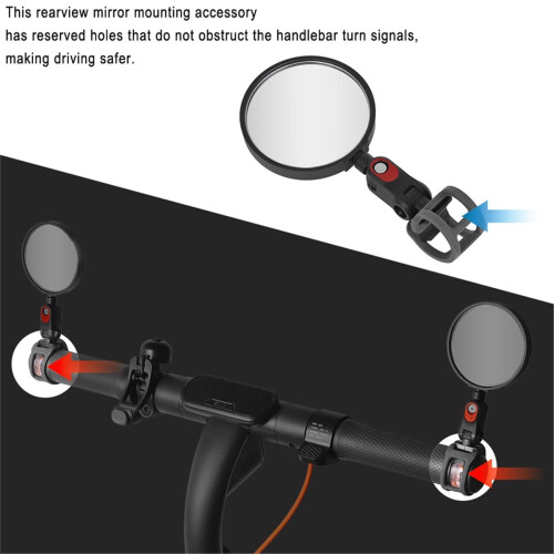 Backspegel för scooter Backspegel för elscooter 2