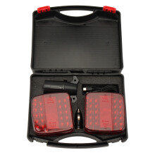 2 stk. trådløse magnetiske LED-baglygter til lastbil, baglygter til trailer