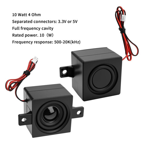 2 db hangszóró 10 W-os 4 Ohm együreges mikrohangszóró 2