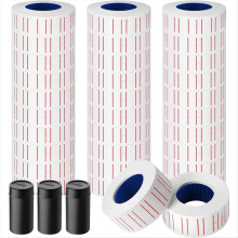 30 rollen 15000 stuks witte prijsetiketten