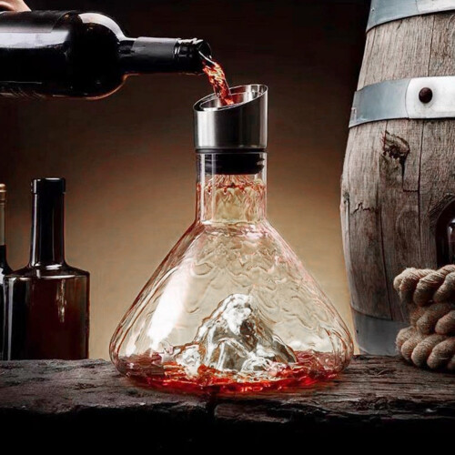 Χειροποίητη καράφα κρασιού ουίσκι 1500ml 2