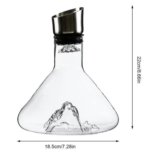 Χειροποίητη καράφα κρασιού ουίσκι 1500ml 1