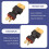 RC Hun-til-Han T-Stik Adapter Han 7