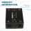 XLR Balanced Audio Splitter 1 in 3 Out with Isolator 6