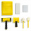 Paint Edger Tool Kit,9 Inch Paint Pad Set,7 PCS Paint Edger with Trim 1