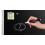 Chalkboard black magnetic surface aluminium frame 120x90 cm 6