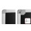 Chalkboard black magnetic surface aluminium frame 120x90 cm 7