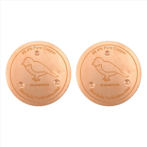 2pcs Bird Bath Purification Disk Purification Cleaner Triple-Point