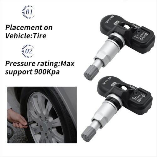 2 st programmerbara TPMS-däcktryckssensorer för TPMS-sensor 2
