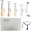 Pottery Tools 7 Pcs Pack,Cotton Linen 4