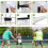 Outdoor Pickleball Training Net Standard Size 22x3ft Replacement Net 2