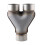 51 63 76MM Y-rør dobbelt udløbsdæmperspids 1